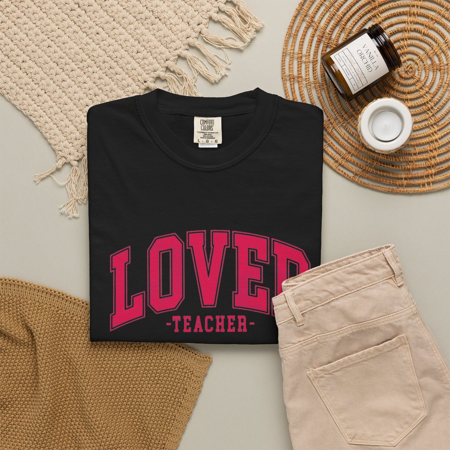 Loved Teacher Shirt | Comfort Colors Teacher Tee