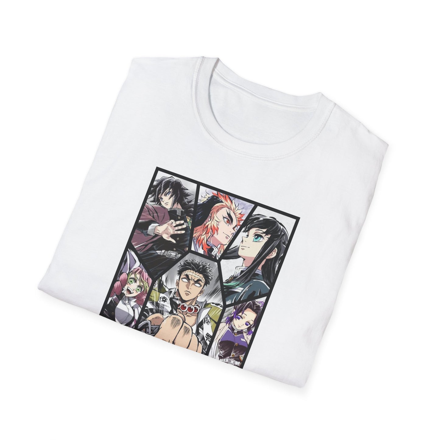 Demon Slayer Hashira T Shirt Anime Pillars Graphic Tee  Kimetsu No Yaiba Hashira Shirt  Japanese Anime Streetwear Tee Gift for Anime Fans