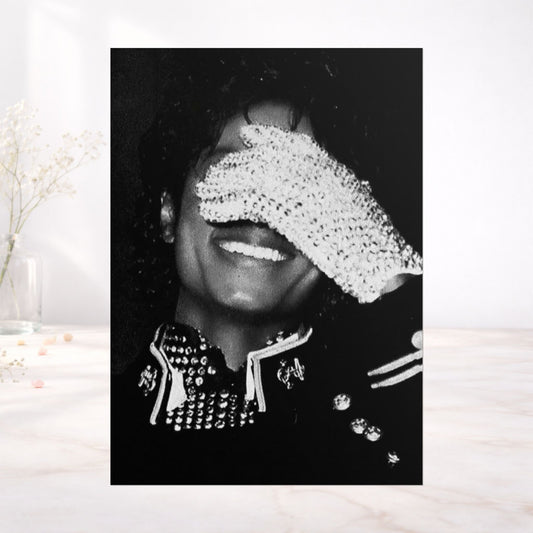 Michael Jackson Smiling Poster Aesthetic Black White Wall Art King Of Pop Portrait Vintage MJ Photo Print Music Icon Room Decor