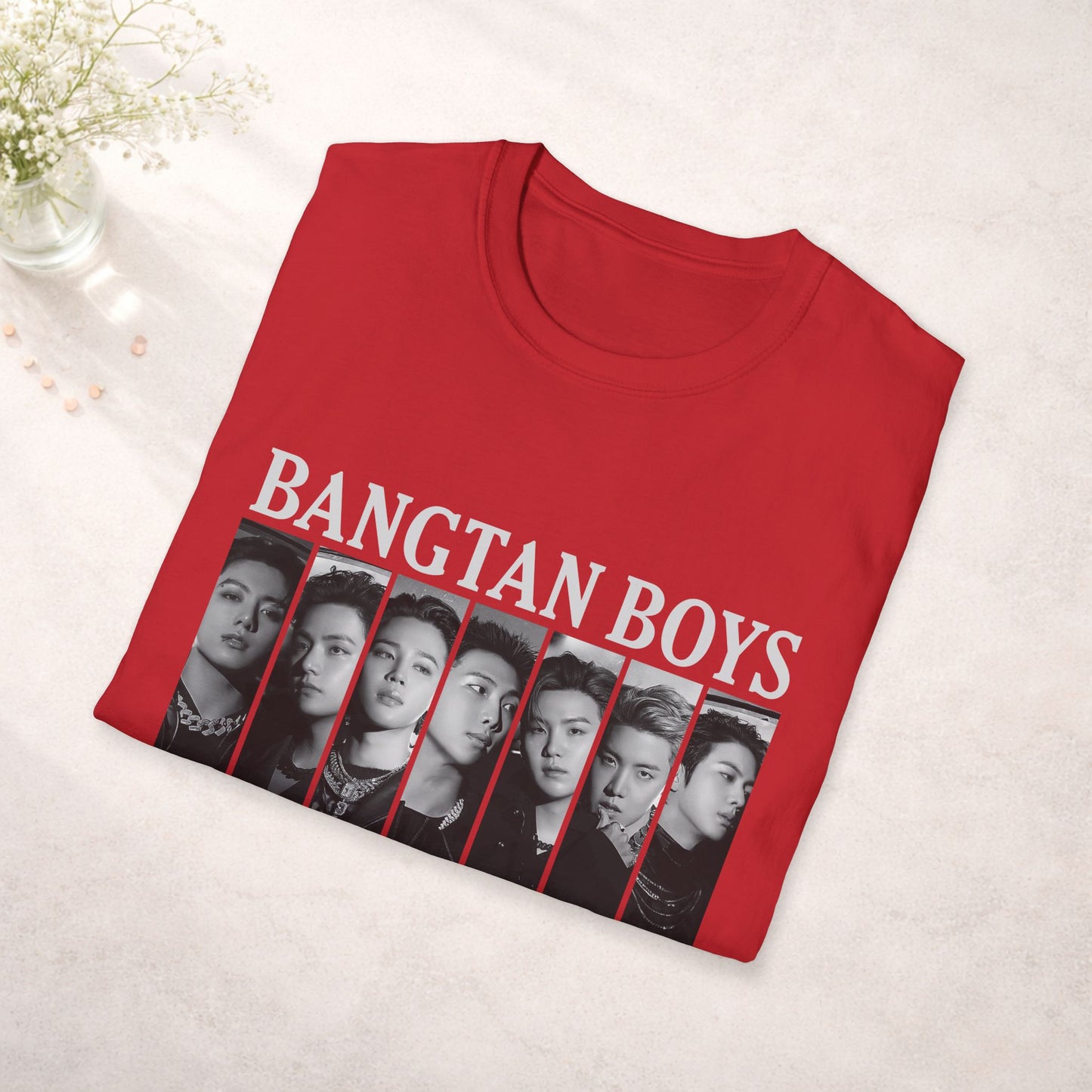 Bangtan Boys Shirt Bts Graphic Tee, Bts Signature Shirt, Vintage Kpop Merch, Bts Arirang Tour Tee, Army Gift, Bangtan Boys Portrait T-Shirt