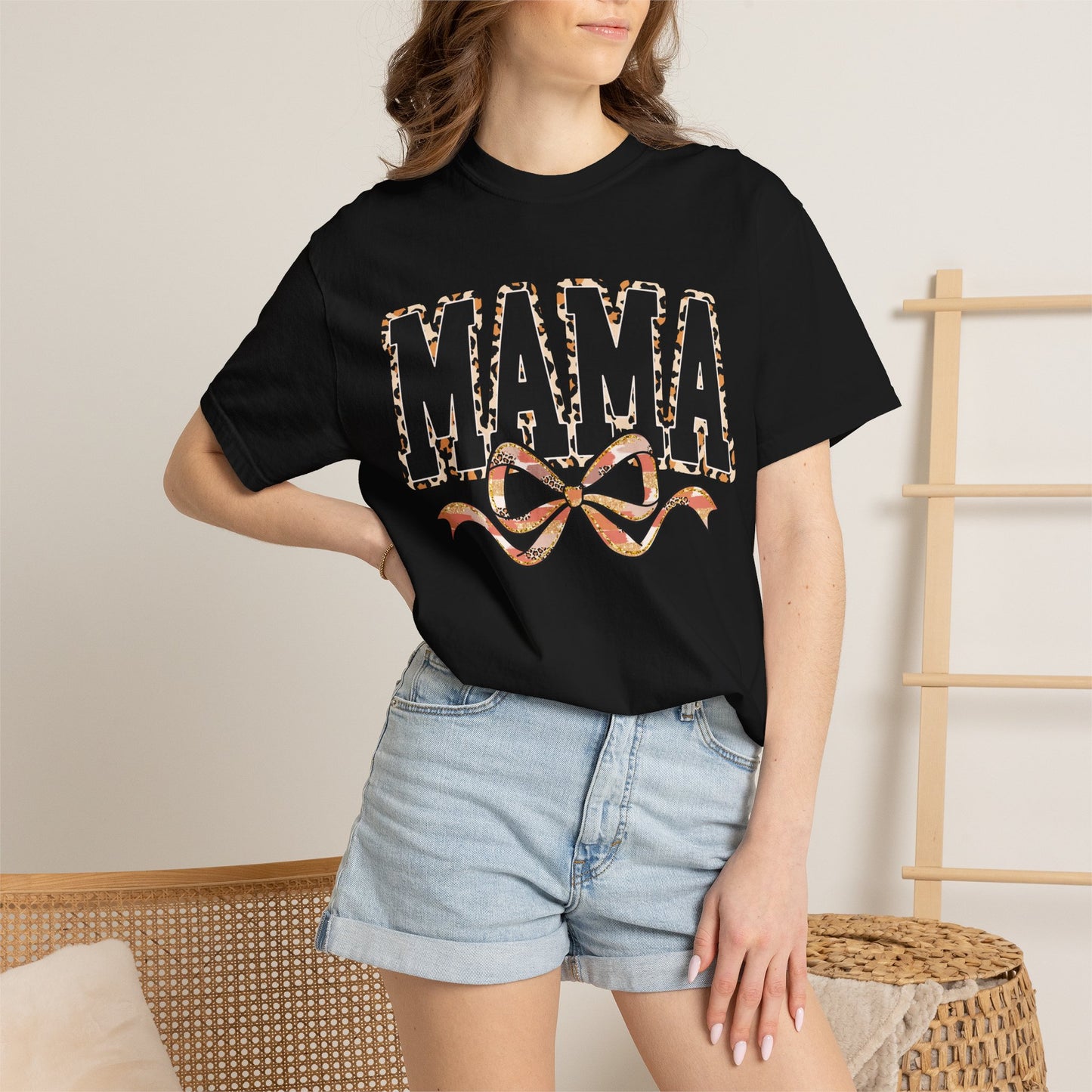 Mama Bow Comfort Colors Shirt | Trendy Mother’s Day Gift