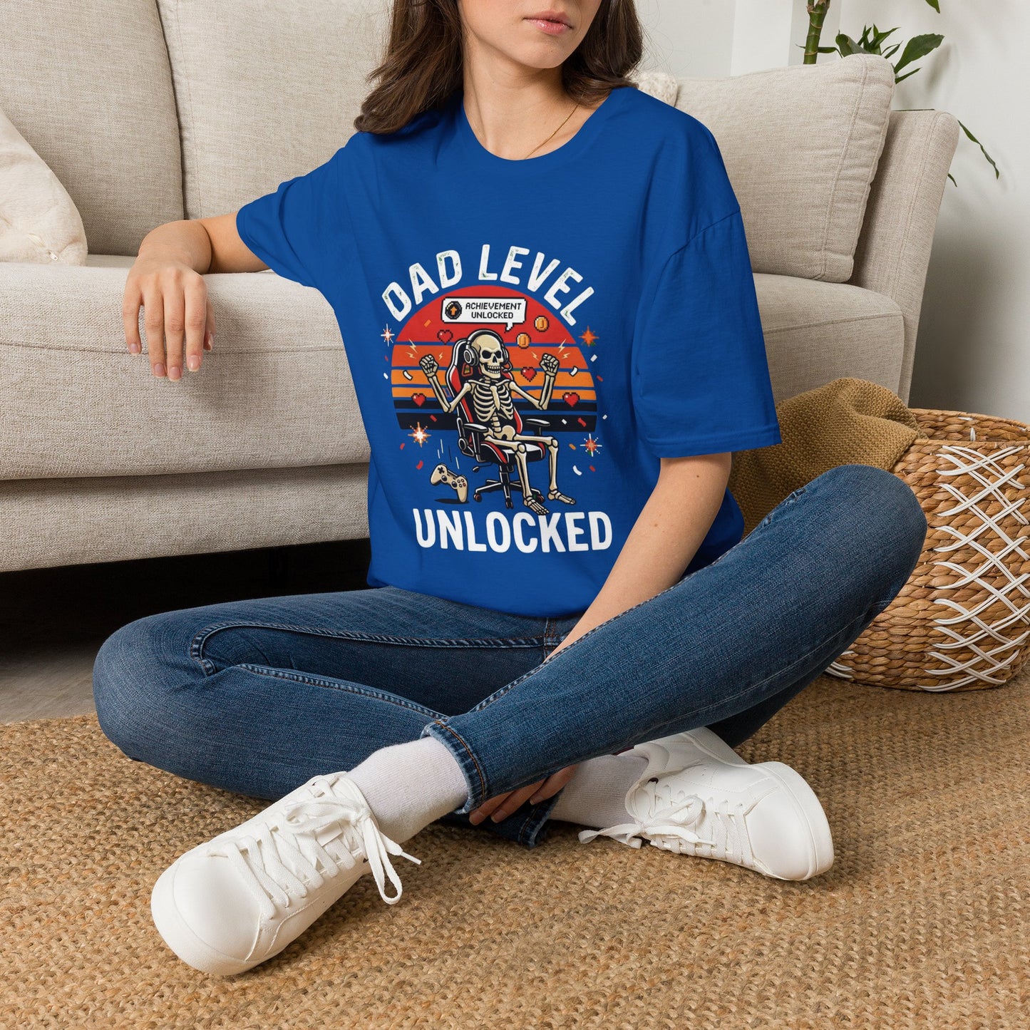 Dad Level Unlocked Shirt | Funny Gamer Dad Tee