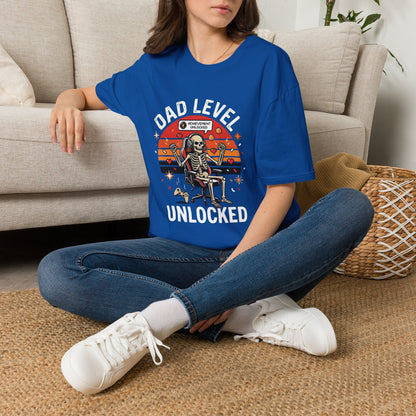 Dad Level Unlocked Shirt | Funny Gamer Dad Tee