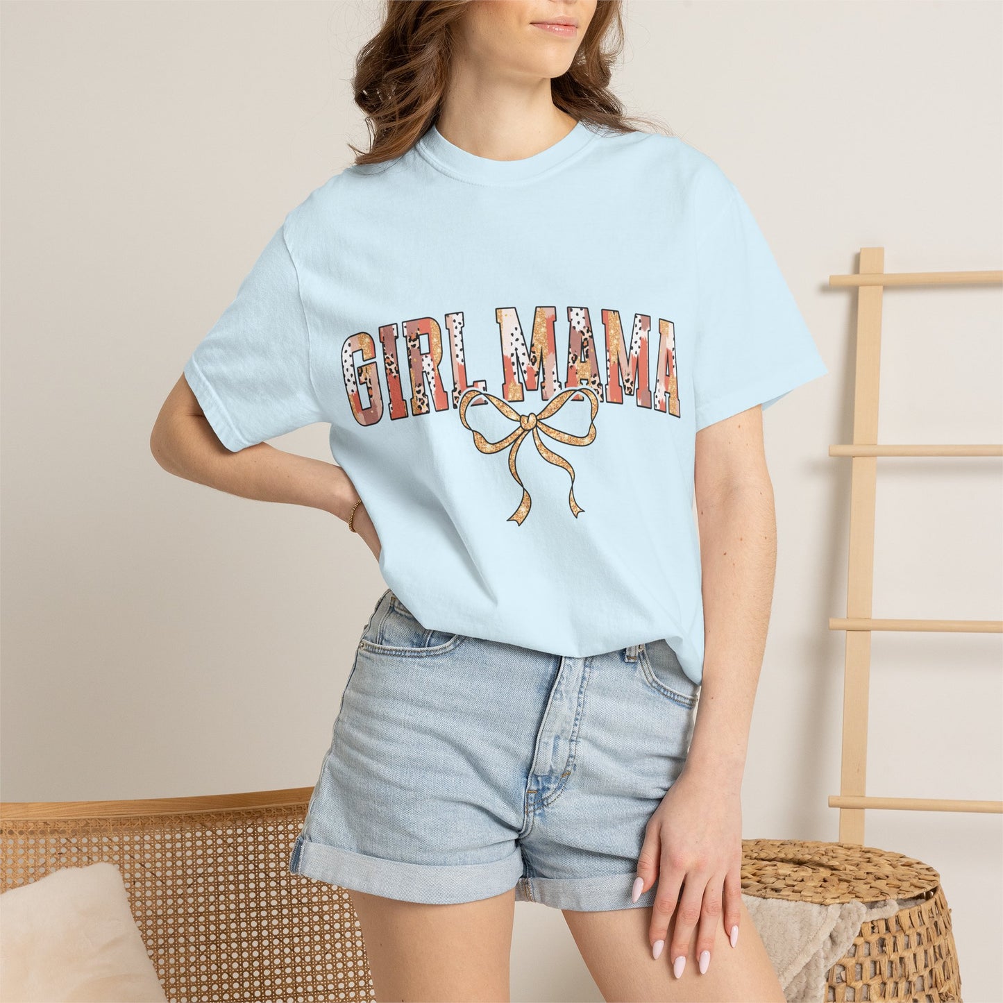 Girl Mama Comfort Colors Shirt | Trendy Motherhood Gift Tee