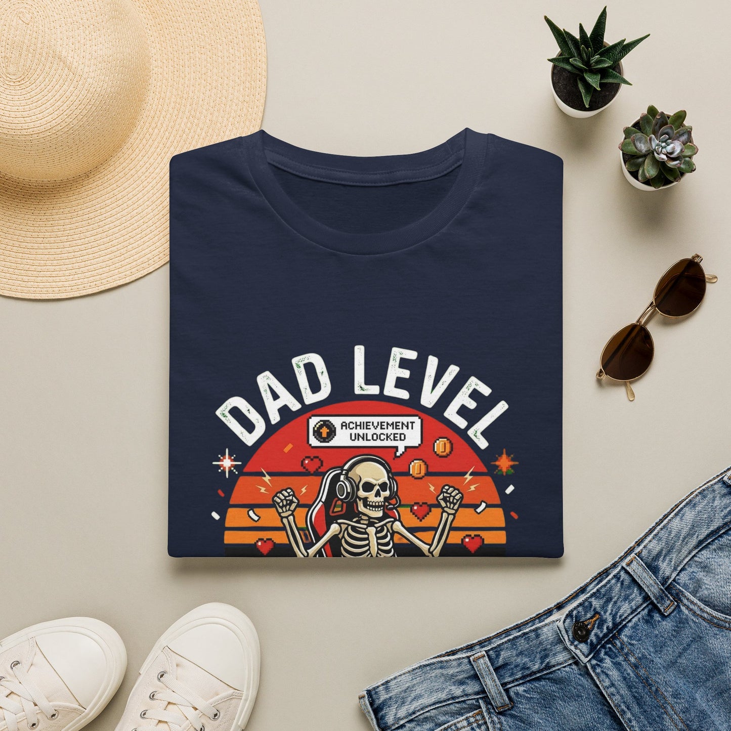 Dad Level Unlocked Shirt | Funny Gamer Dad Tee