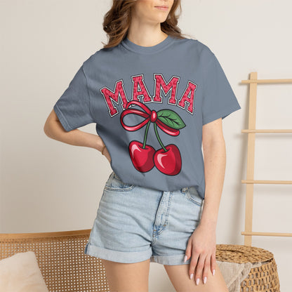 Pink Mama Cherry Shirt | Cute Coquette Mom Tee