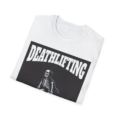 Deathlifting Shirt Skull Gym Shirt Funny Workout Tee Bodybuilding Shirt Dark Humor Gym Shirt Lifting Shirt Gym Motivation Tee