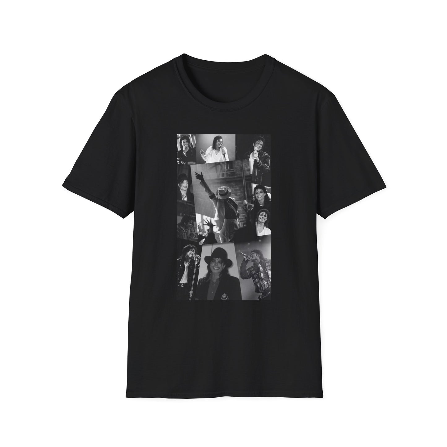 Michael Jackson Collage Shirt Vintage King Of Pop Tee Retro Music Graphic T Shirt 80s Pop Icon Fan Gift MJ Aesthetic Streetwear Tee