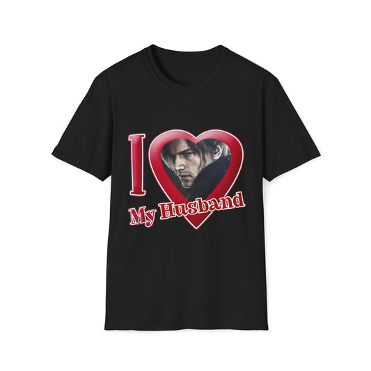 Leon Kennedy I Love My Husband Shirt Resident Evil Tee Gamer Shirt Funny Horror Game Shirt Leon S Kennedy Graphic Tee Gift for Him Her