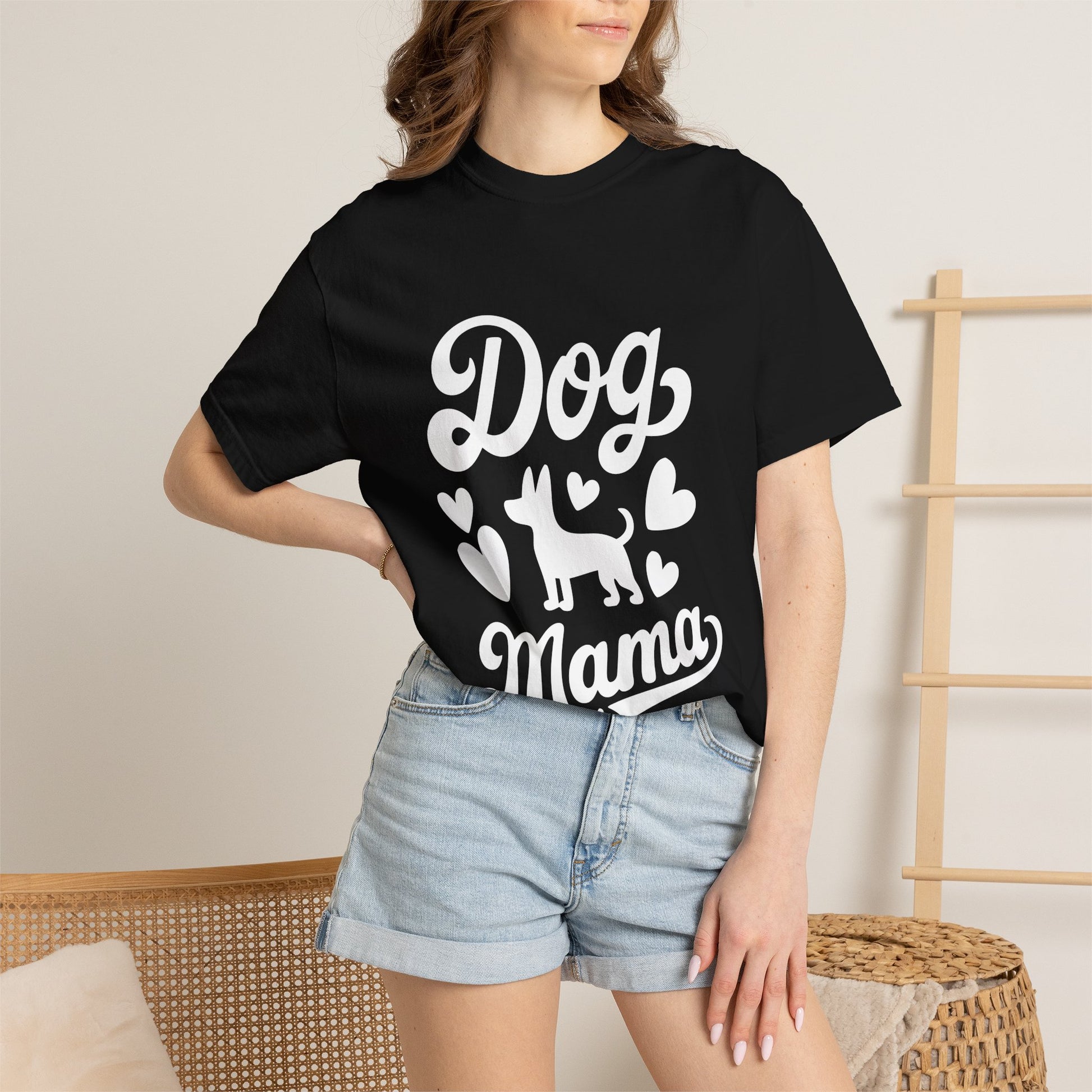 Dog Mama Shirt Comfort Colors 1717, Cute Dog Mom Tee, Pet Lover Gift Shirt, Fur Mama T Shirt, Dog Owner Gift, Puppy Mom