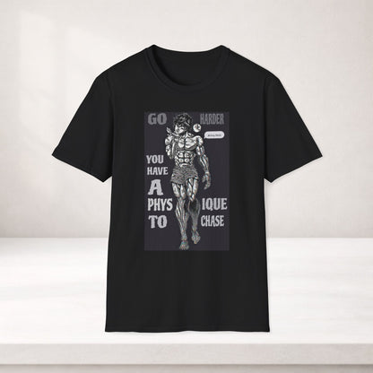 Go Harder Gym Baki Shirt Workout Motivation Tee Bodybuilding Shirt Discipline Fitness Shirt Gym Motivation Clothing Hardcore Gym Tee