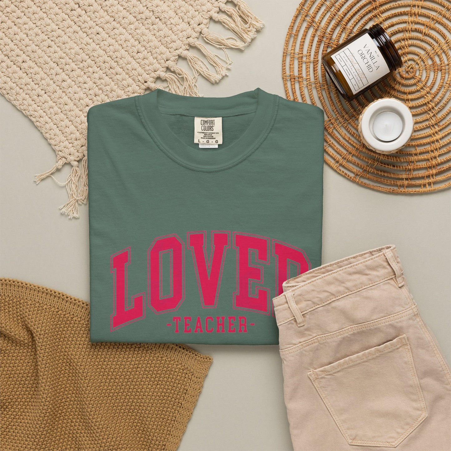 Loved Teacher Shirt | Comfort Colors Teacher Tee