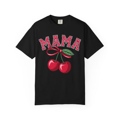 Pink Mama Cherry Shirt | Cute Coquette Mom Tee