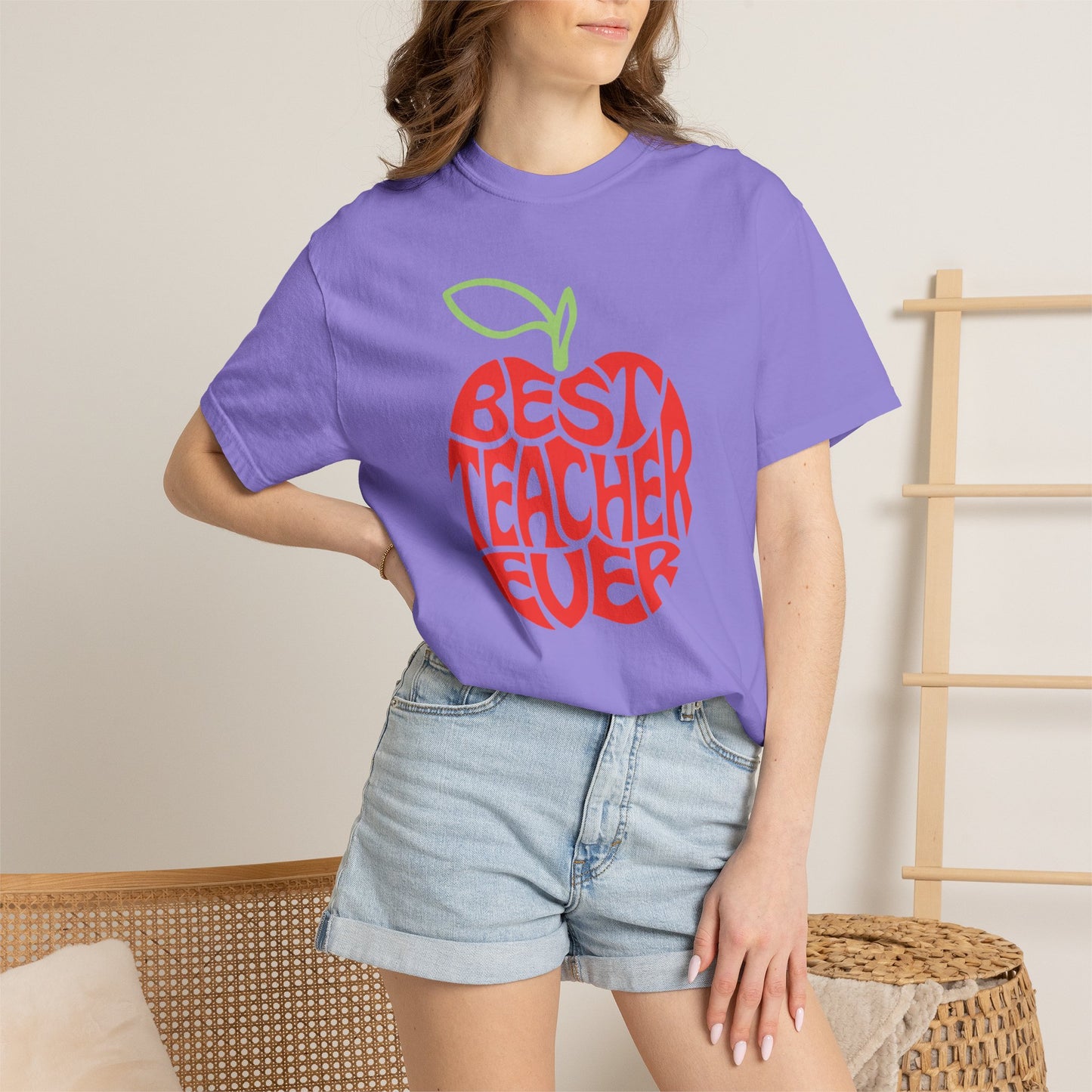 Best Teacher Ever Shirt | Apple Teacher Graphic Tee