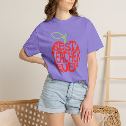 Best Teacher Ever Shirt | Apple Teacher Graphic Tee