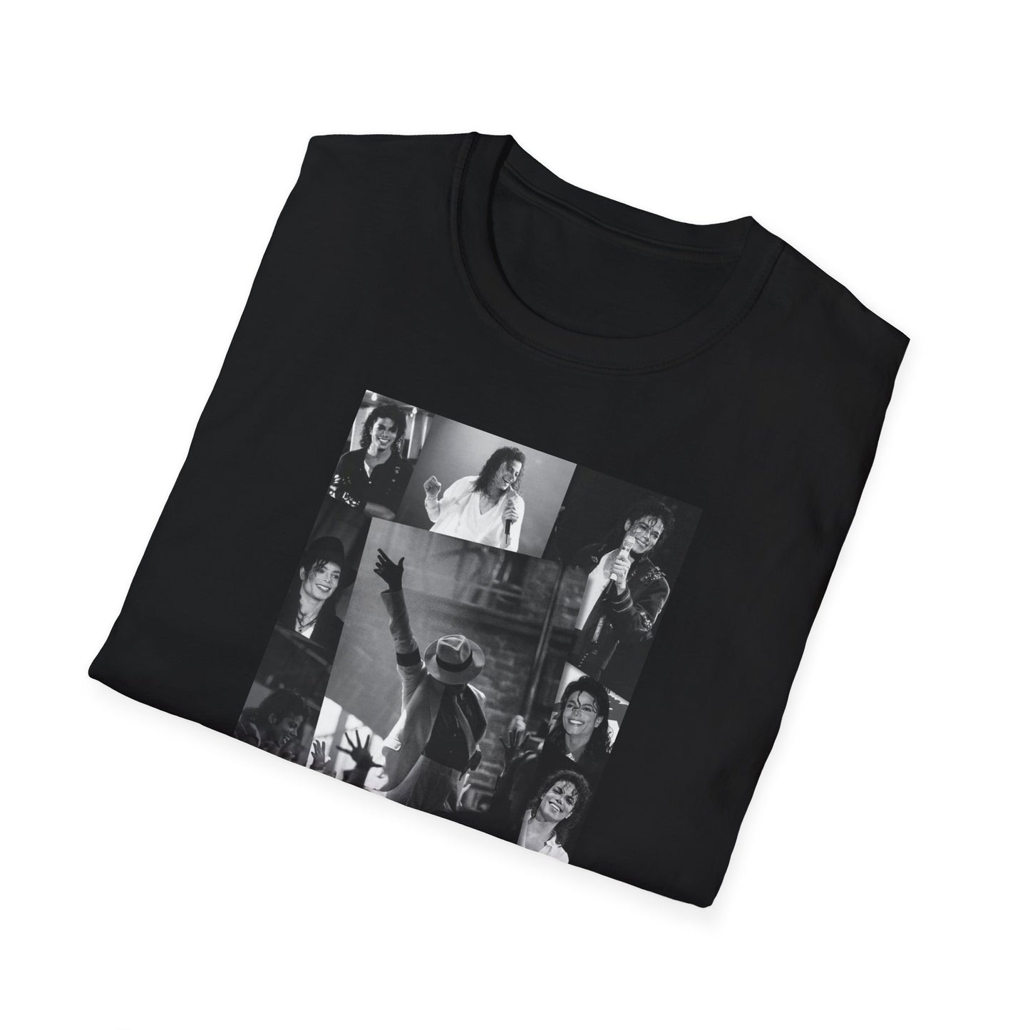 Michael Jackson Collage Shirt Vintage King Of Pop Tee Retro Music Graphic T Shirt 80s Pop Icon Fan Gift MJ Aesthetic Streetwear Tee