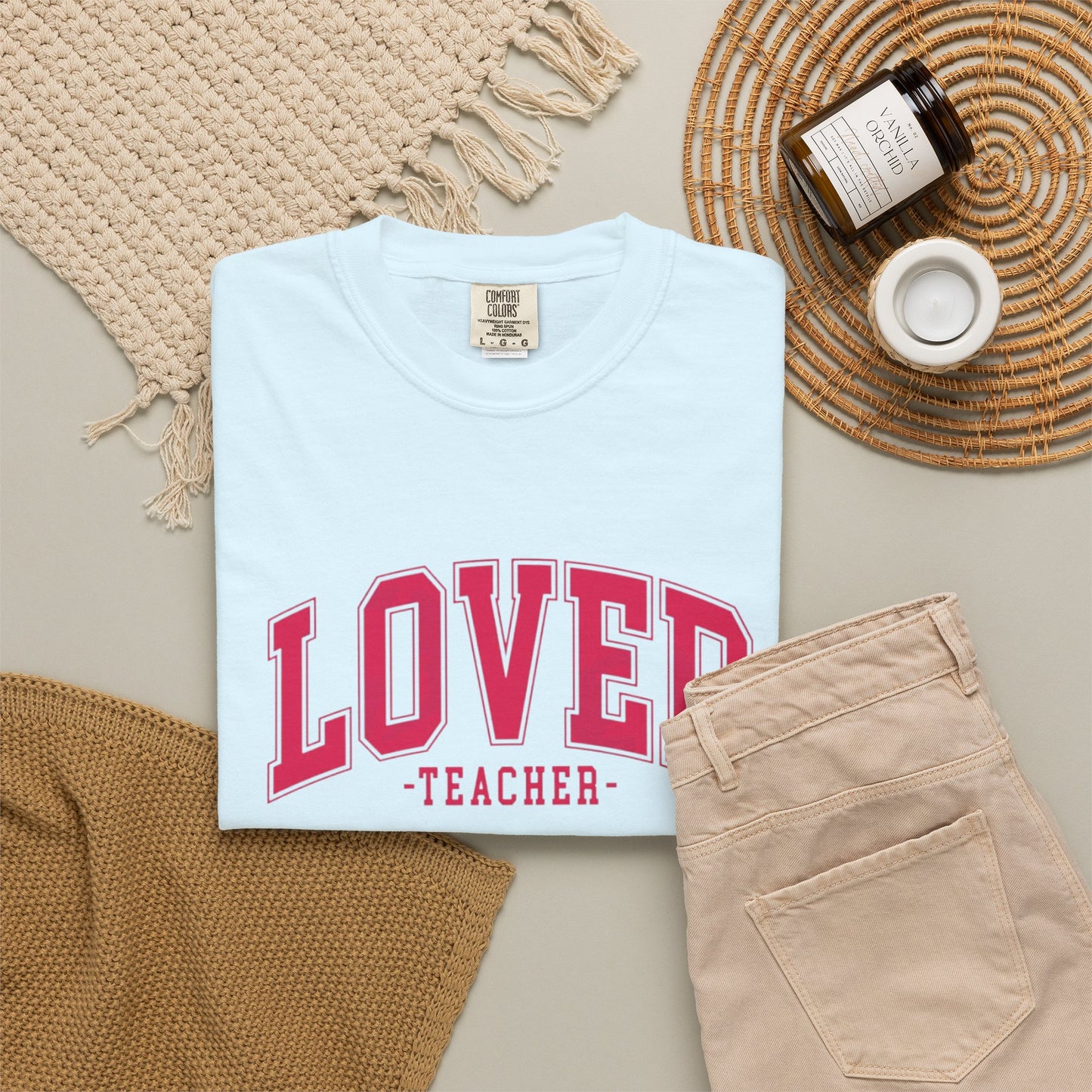 Loved Teacher Shirt | Comfort Colors Teacher Tee