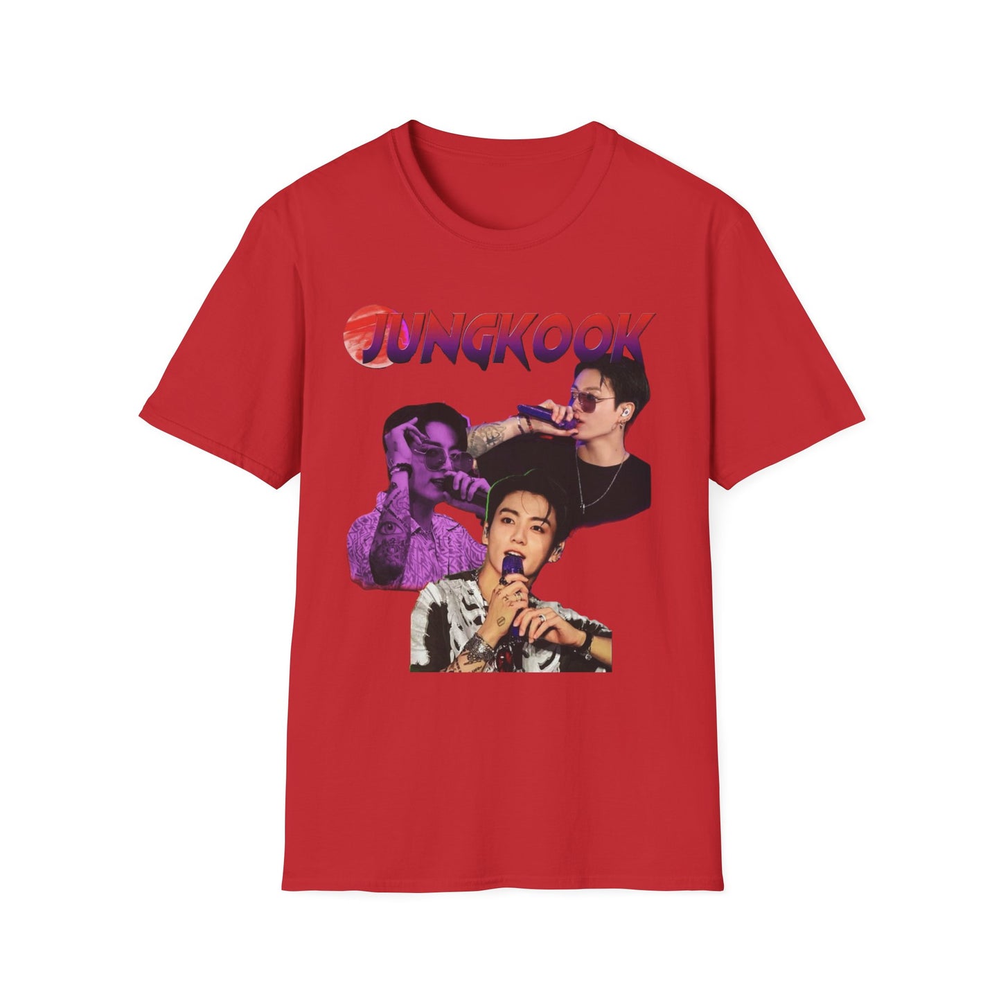 Jungkook Shirt BTS Collage Tee, Kpop Graphic T Shirt, Jungkook Fan Shirt, BTS Tour 2026 Merch, Kpop Streetwear Tee, Unisex Softstyle Gift