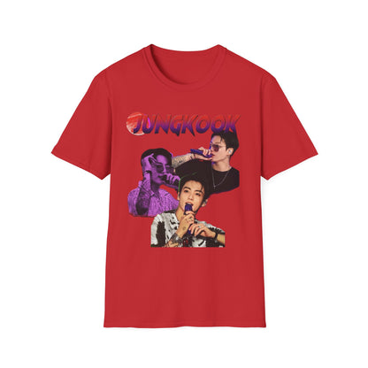 Jungkook Shirt BTS Collage Tee, Kpop Graphic T Shirt, Jungkook Fan Shirt, BTS Tour 2026 Merch, Kpop Streetwear Tee, Unisex Softstyle Gift