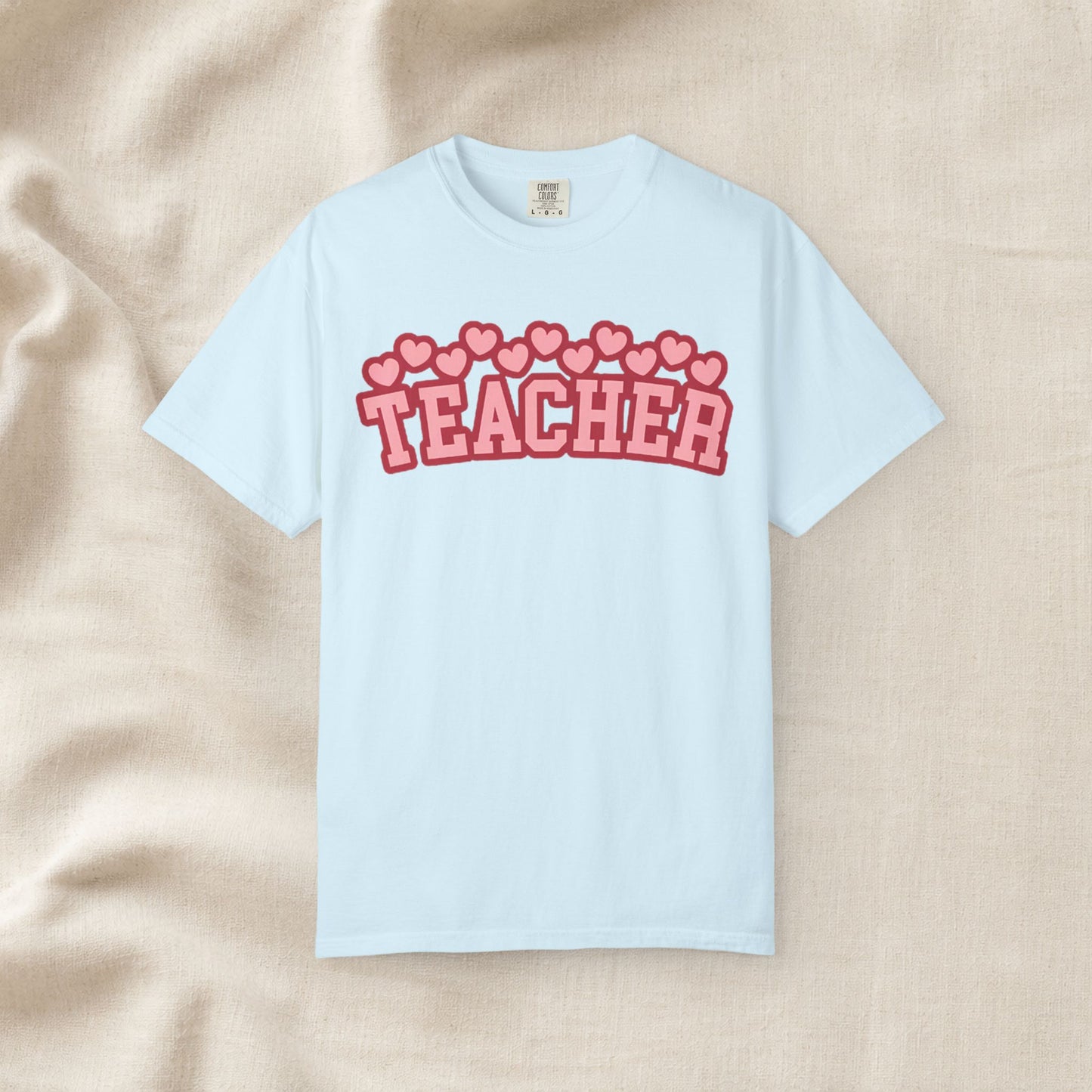 Teacher Heart Shirt | Cute Pink Teacher Tee
