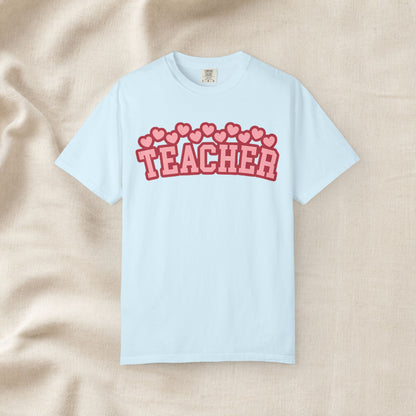 Teacher Heart Shirt | Cute Pink Teacher Tee