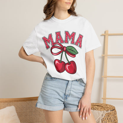 Pink Mama Cherry Shirt | Cute Coquette Mom Tee