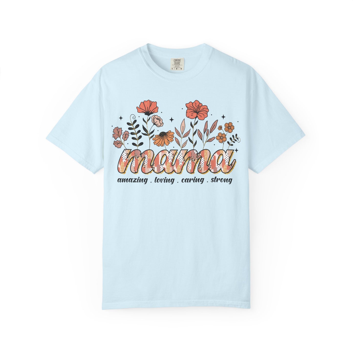 Floral Mama Comfort Colors Shirt | Trendy Mother’s Day Gift