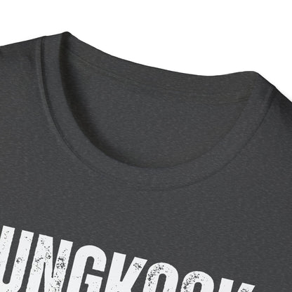 Jungkook Bts Shirt Minimal Tee, Jungkook Black White Graphic T Shirt, Kpop Fan Tee, Bts Merch Shirt, Army Gift, Unisex Softstyle