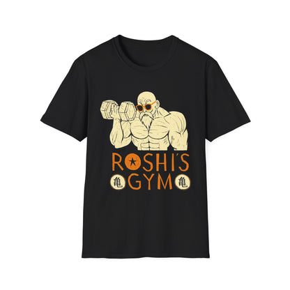 Roshi Gym Shirt Anime Gym Shirt Funny Anime Workout Tee Dragon Ball Inspired Fitness Shirt Anime Gym Rat Gift Otaku Fitness Clothing