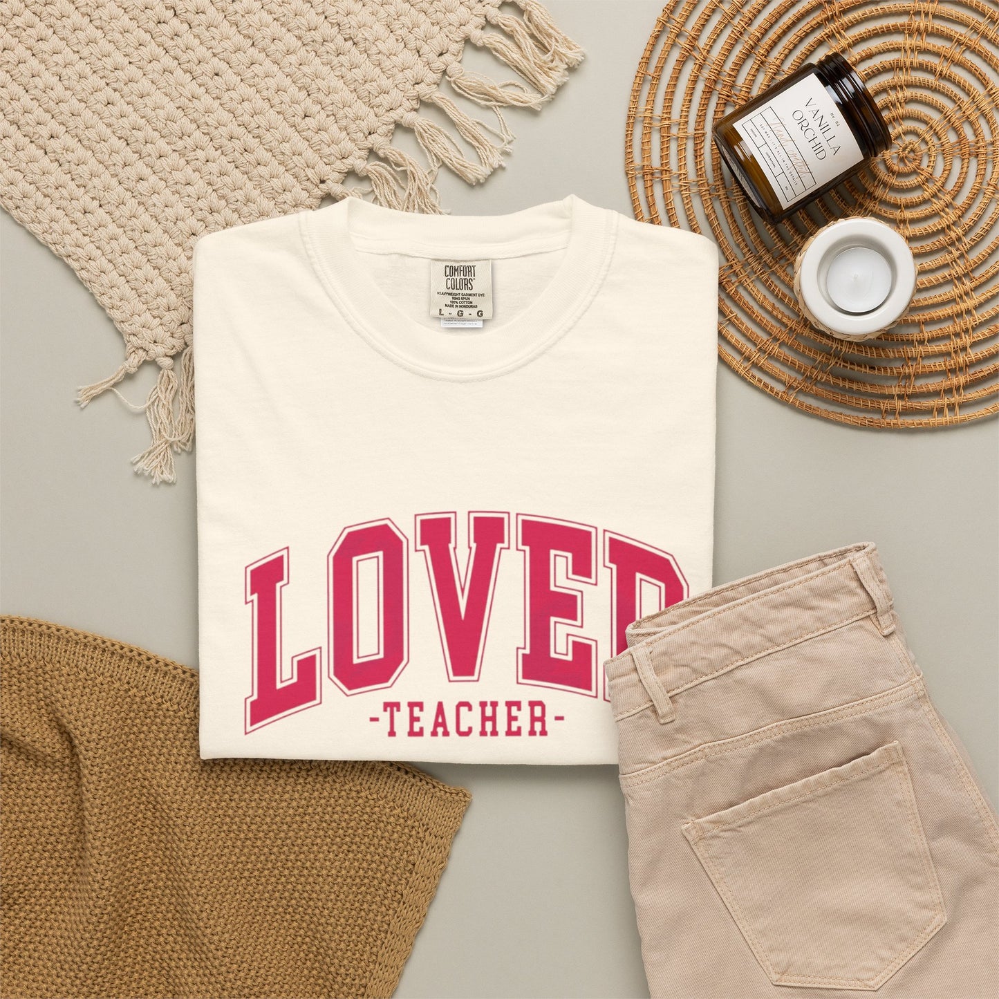Loved Teacher Shirt | Comfort Colors Teacher Tee