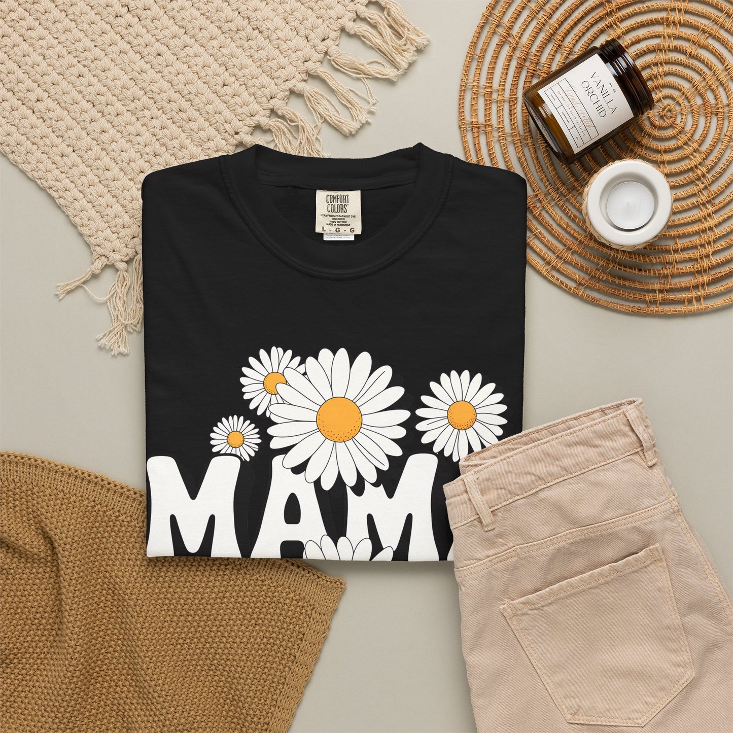 Mama Daisy Flower Shirt | Cute Floral Mom Tee