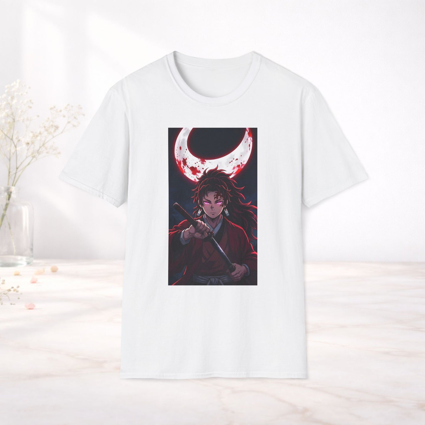 Yoriichi Demon Slayer T Shirt Legendary Sun Breathing Anime Tee Kimetsu No Yaiba Samurai Shirt Anime Fan Gift Japanese Anime Graphic Tee