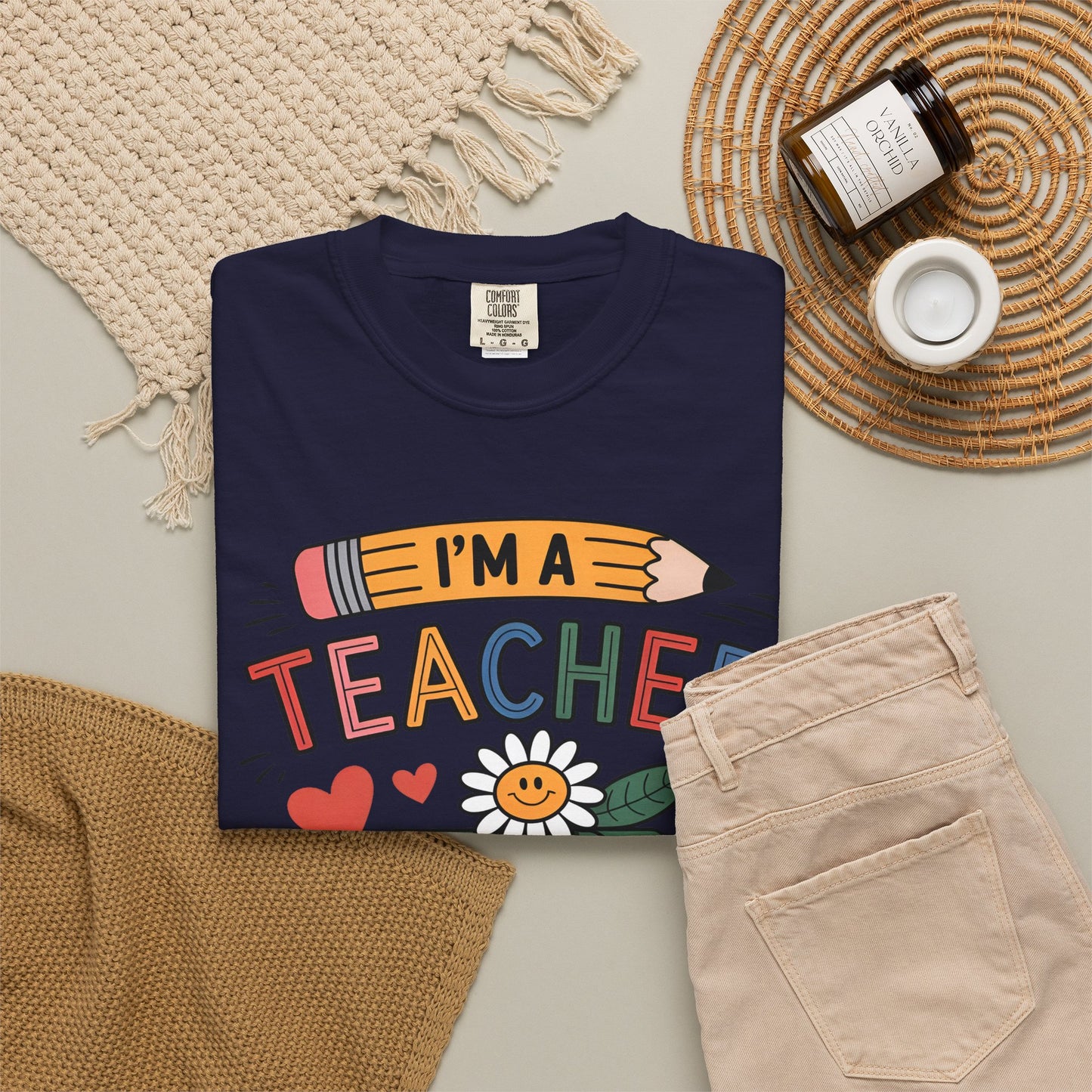 I’m A Teacher What’s Your Superpower Comfort Colors Shirt