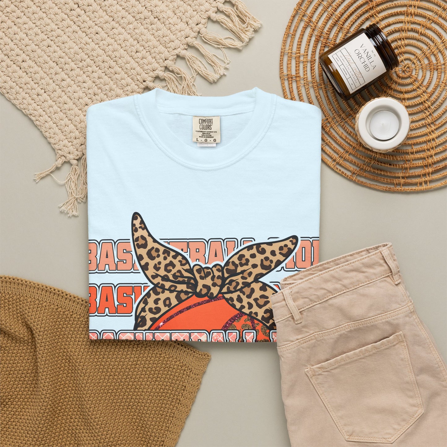Basketball Mom Comfort Colors Shirt | Trendy Game Day Mom Tee