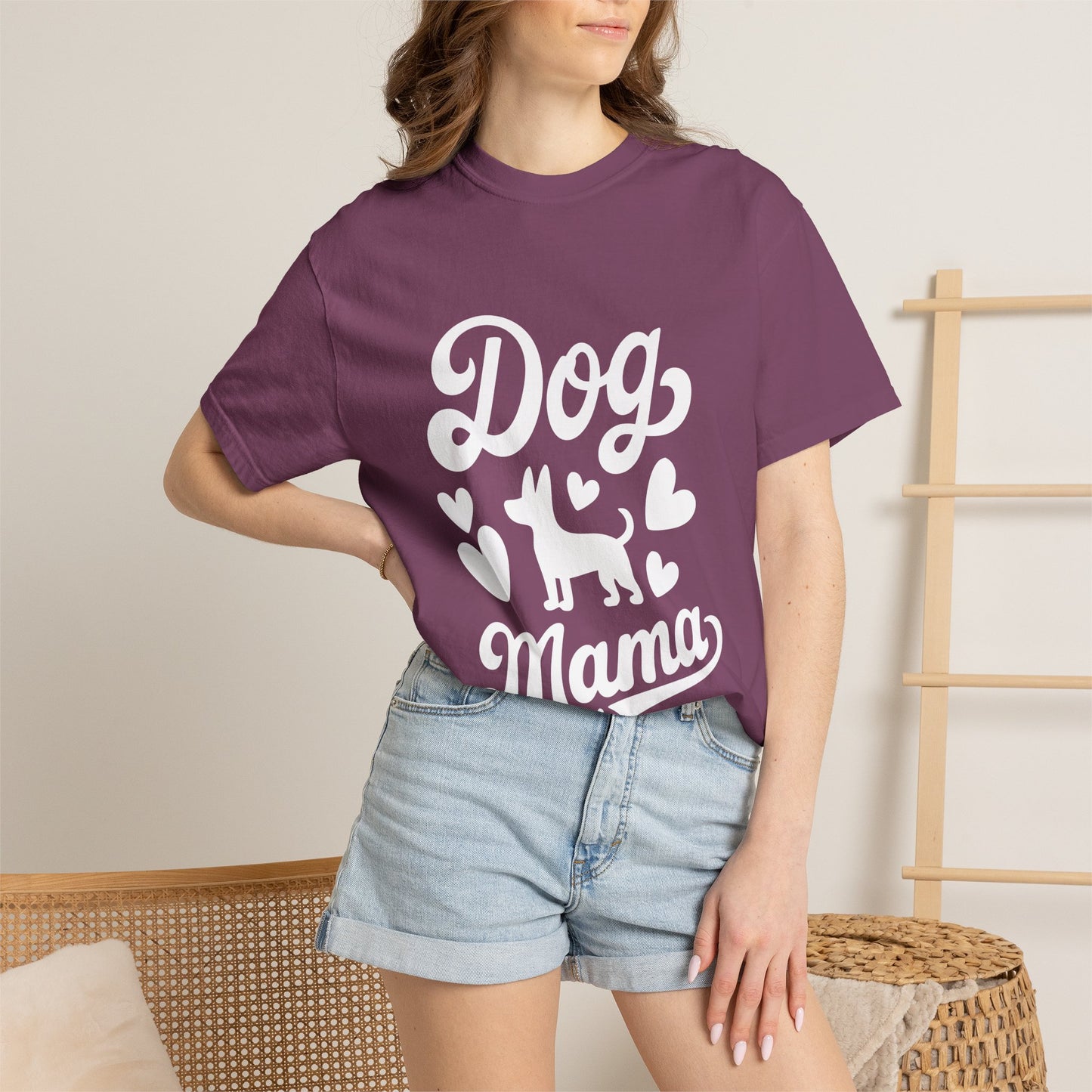 Dog Mama Shirt Comfort Colors 1717, Cute Dog Mom Tee, Pet Lover Gift Shirt, Fur Mama T Shirt, Dog Owner Gift, Puppy Mom