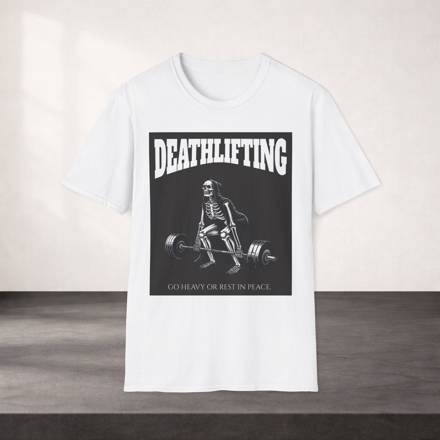 Deathlifting Shirt Skull Gym Shirt Funny Workout Tee Bodybuilding Shirt Dark Humor Gym Shirt Lifting Shirt Gym Motivation Tee