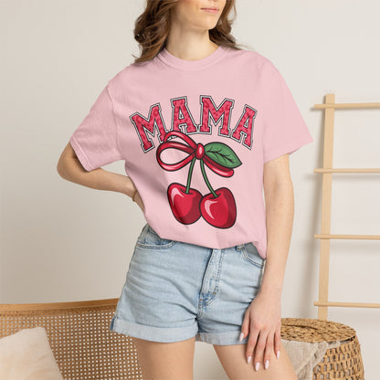 Pink Mama Cherry Shirt | Cute Coquette Mom Tee
