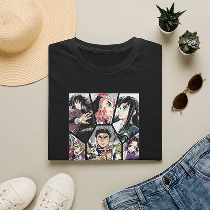 Demon Slayer Hashira T Shirt Anime Pillars Graphic Tee  Kimetsu No Yaiba Hashira Shirt  Japanese Anime Streetwear Tee Gift for Anime Fans