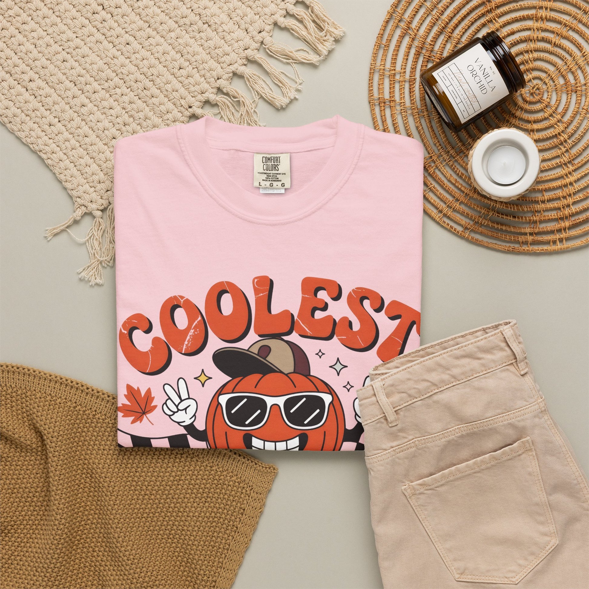 Coolest Pumpkin In The Patch Shirt, Pumpkin Patch Shirt, Halloween Pumpkin Shirt, Cute Autumn Shirt, Comfort Colors 1717