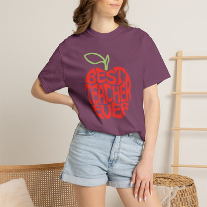 Best Teacher Ever Shirt | Apple Teacher Graphic Tee
