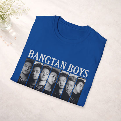 Bangtan Boys Shirt Bts Graphic Tee, Bts Signature Shirt, Vintage Kpop Merch, Bts Arirang Tour Tee, Army Gift, Bangtan Boys Portrait T-Shirt
