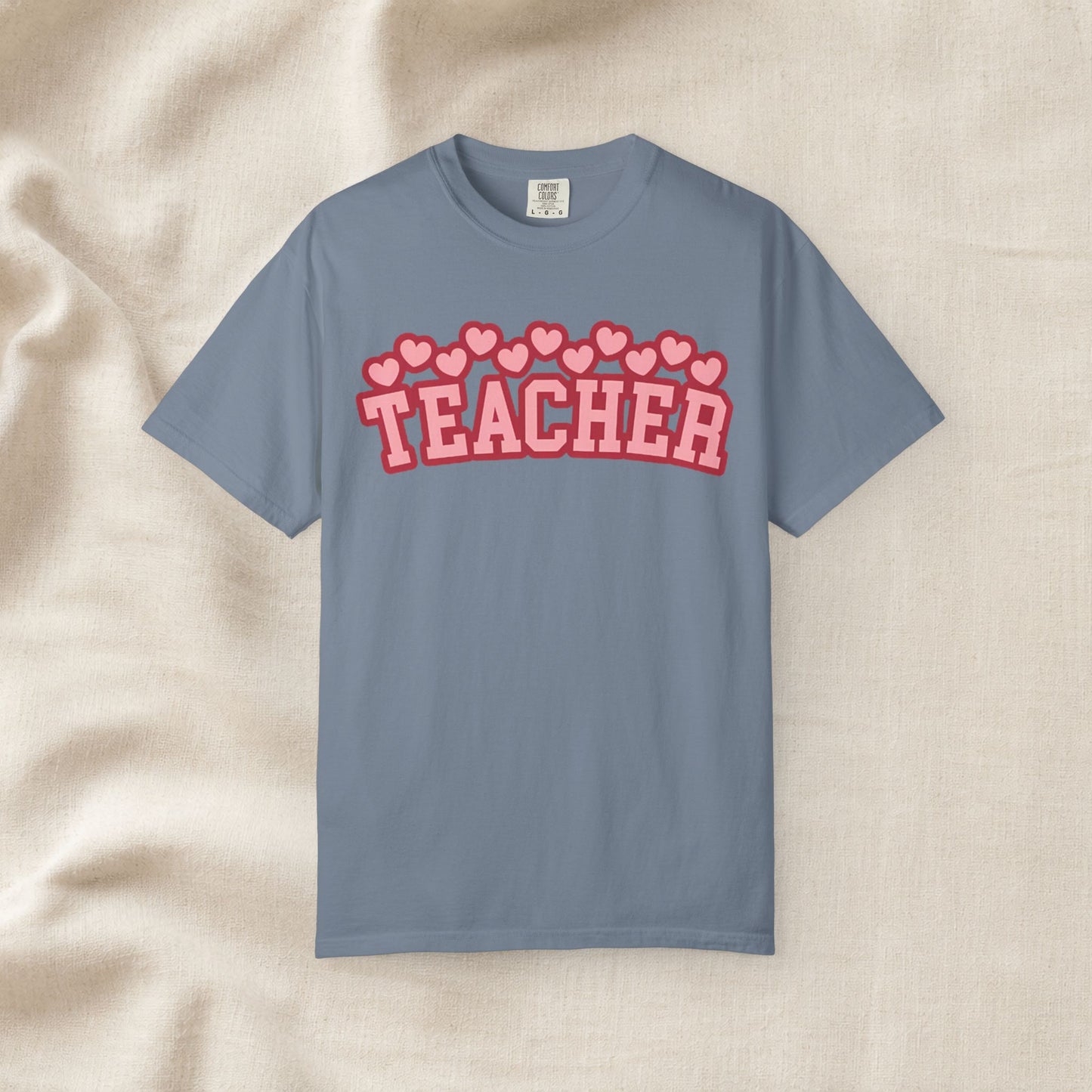 Teacher Heart Shirt | Cute Pink Teacher Tee