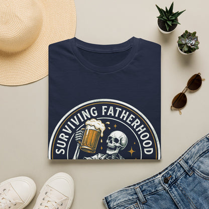 Surviving Fatherhood One Beer At A Time Shirt | Funny Dad Beer Tee