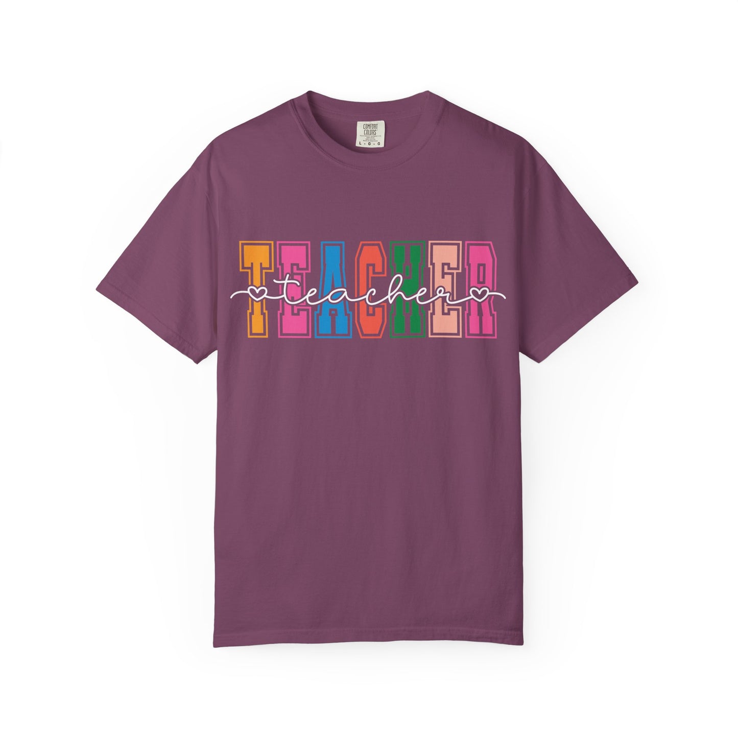 Retro Teacher Comfort Colors Shirt | Cute Teacher Gift Tee
