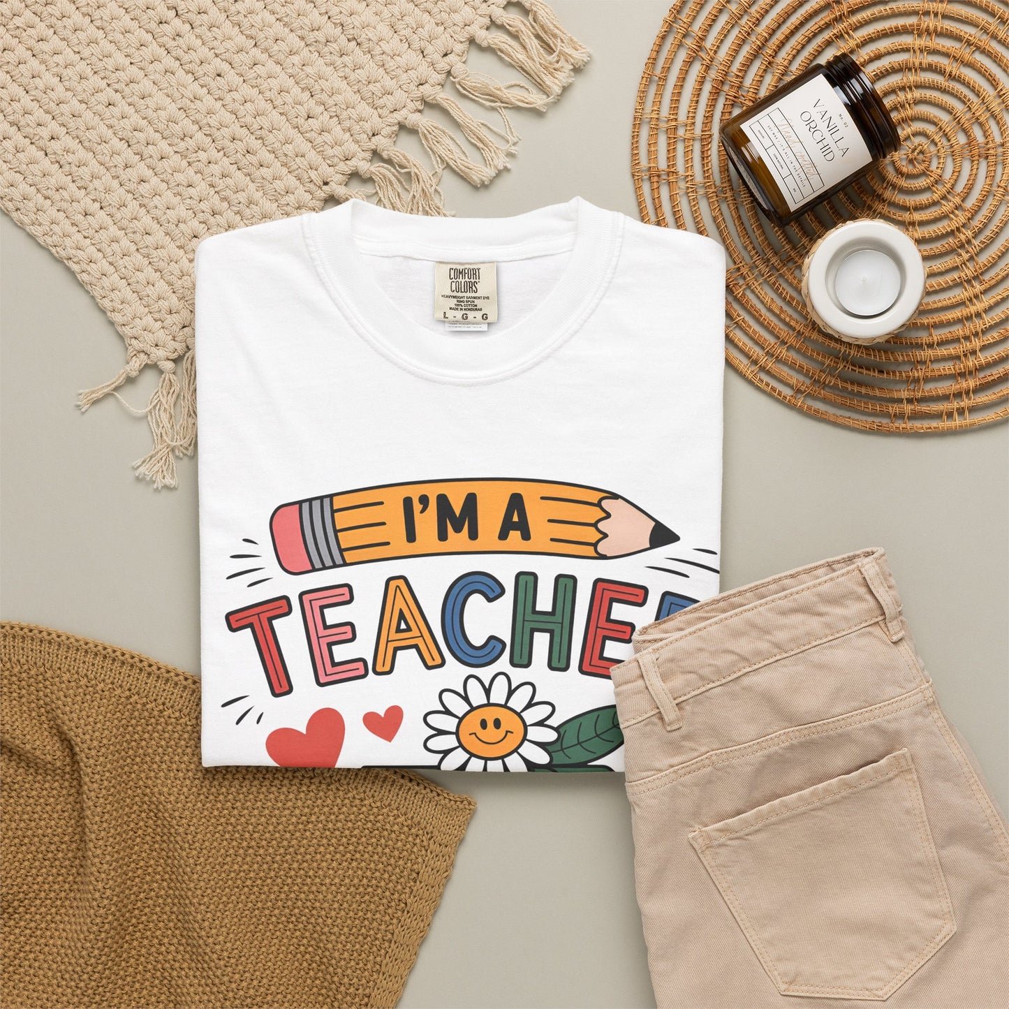 I’m A Teacher What’s Your Superpower Comfort Colors Shirt