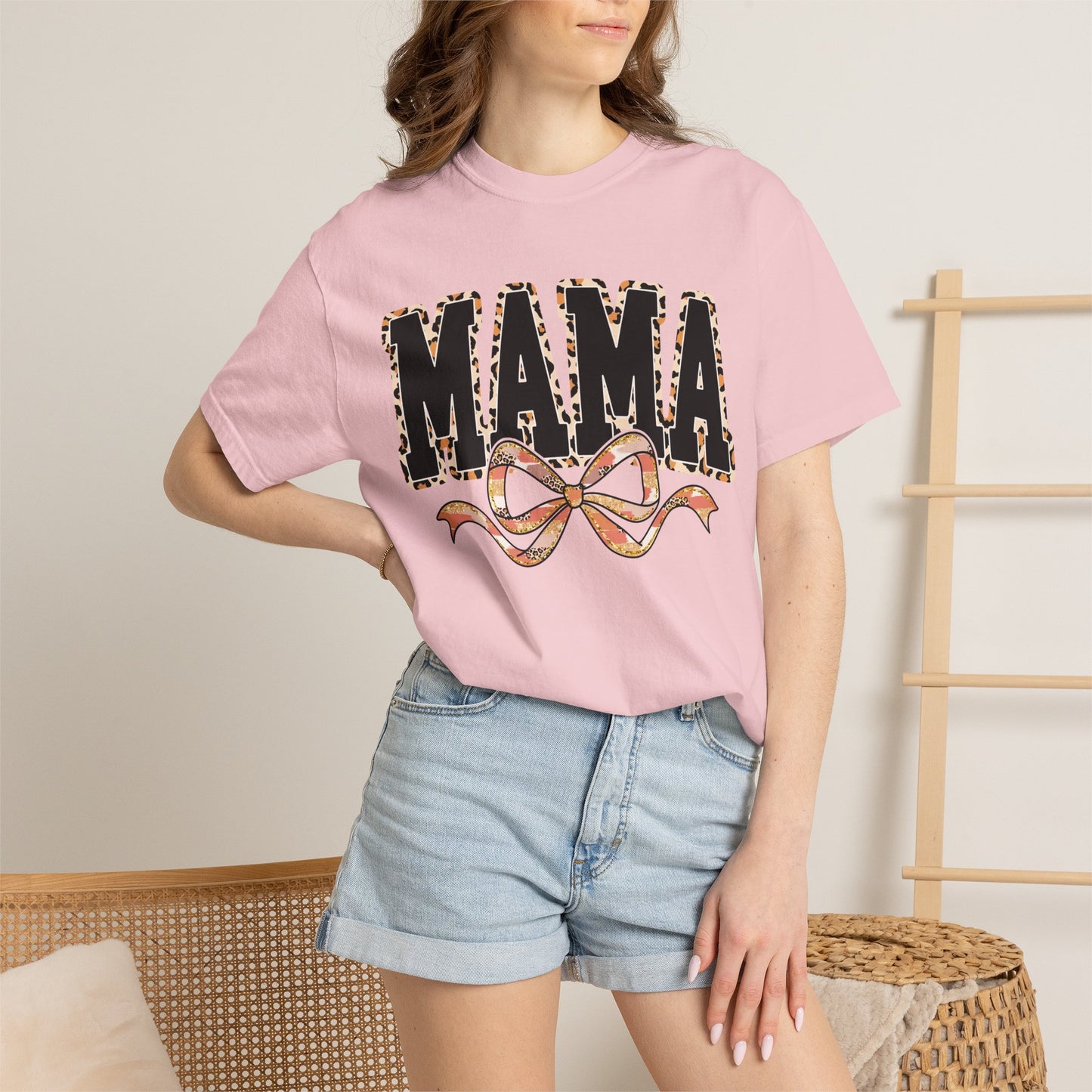 Mama Bow Comfort Colors Shirt | Trendy Mother’s Day Gift