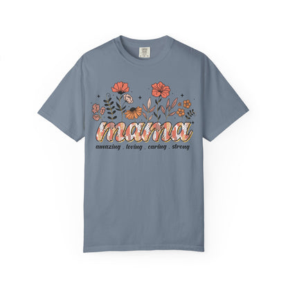 Floral Mama Comfort Colors Shirt | Trendy Mother’s Day Gift