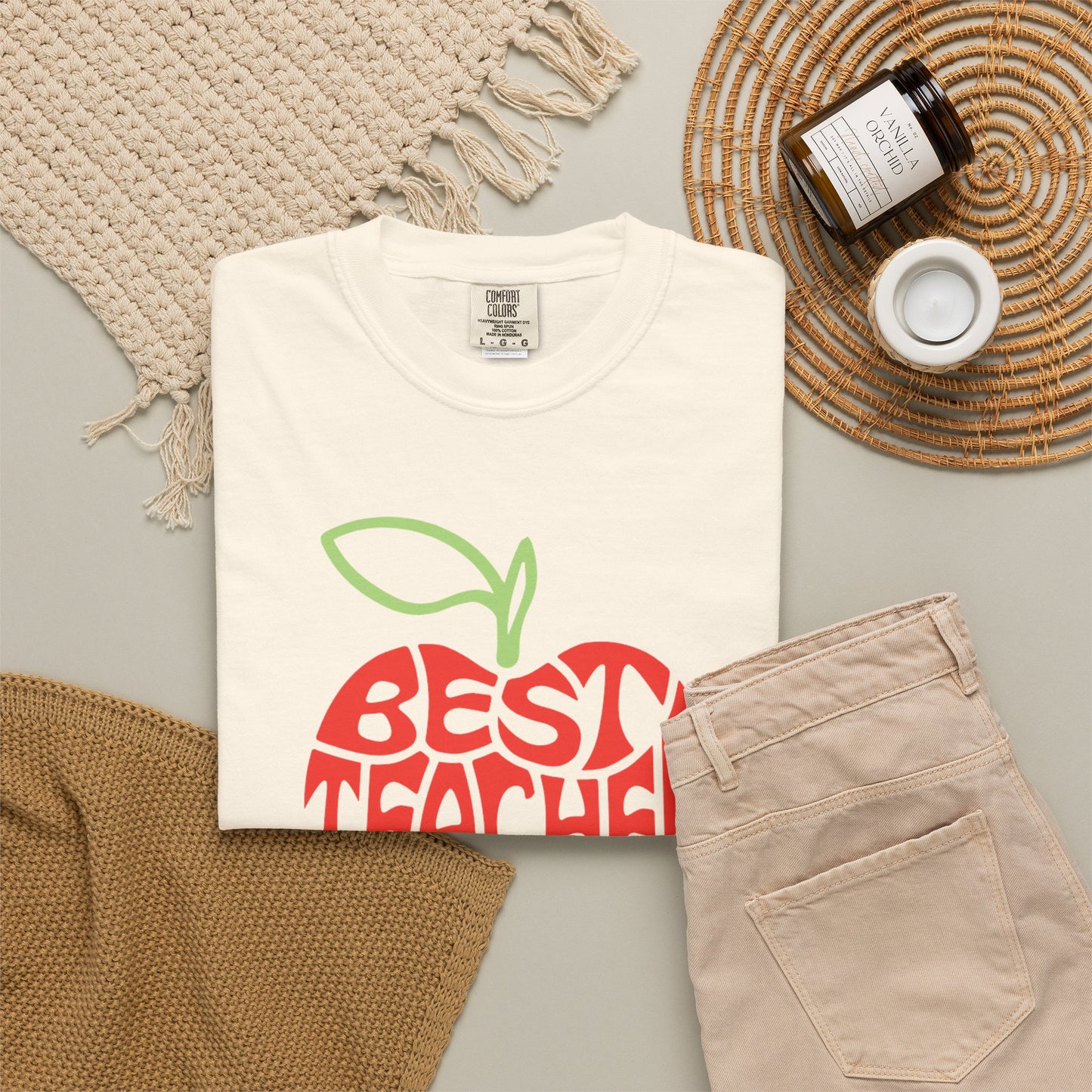 Best Teacher Ever Shirt | Apple Teacher Graphic Tee