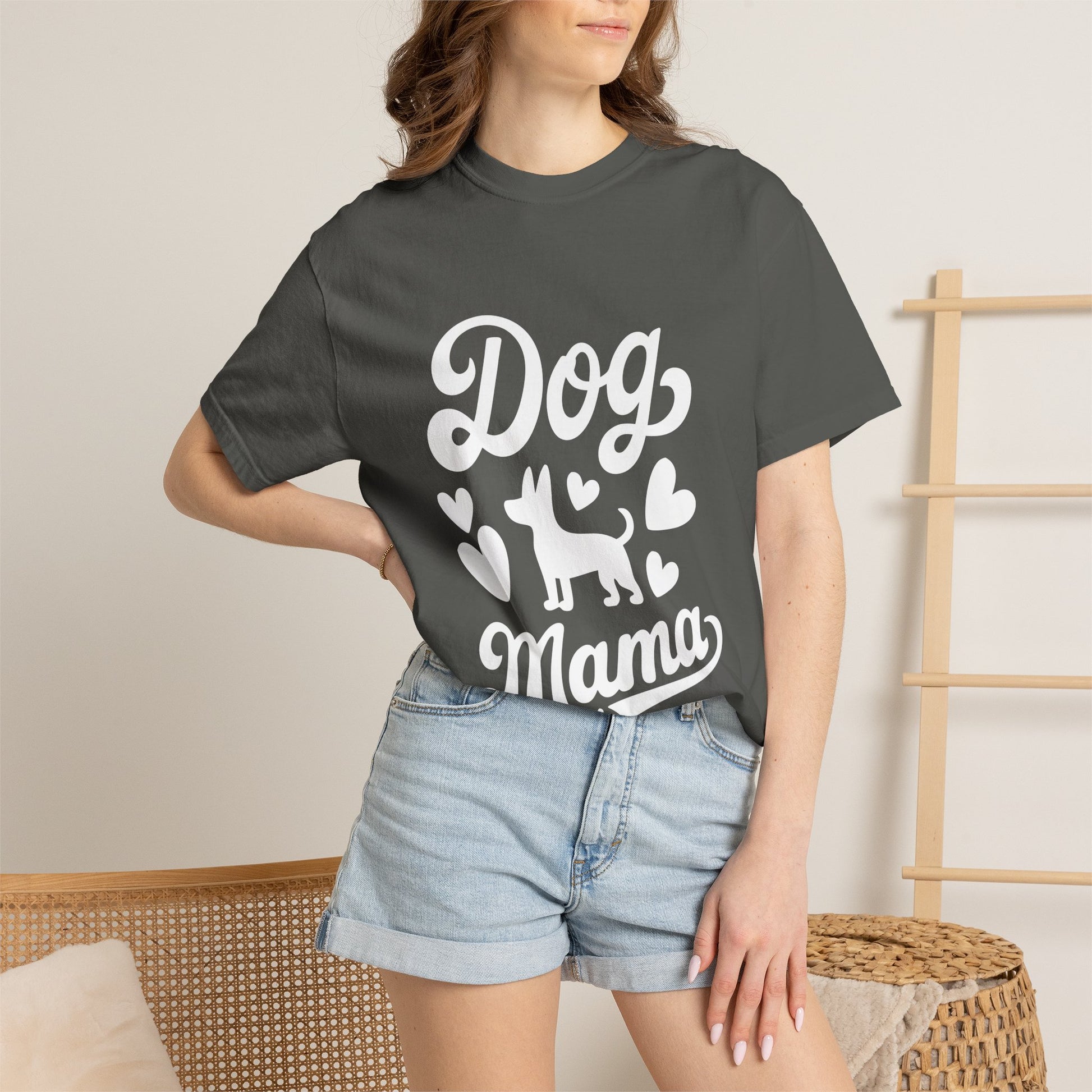 Dog Mama Shirt Comfort Colors 1717, Cute Dog Mom Tee, Pet Lover Gift Shirt, Fur Mama T Shirt, Dog Owner Gift, Puppy Mom