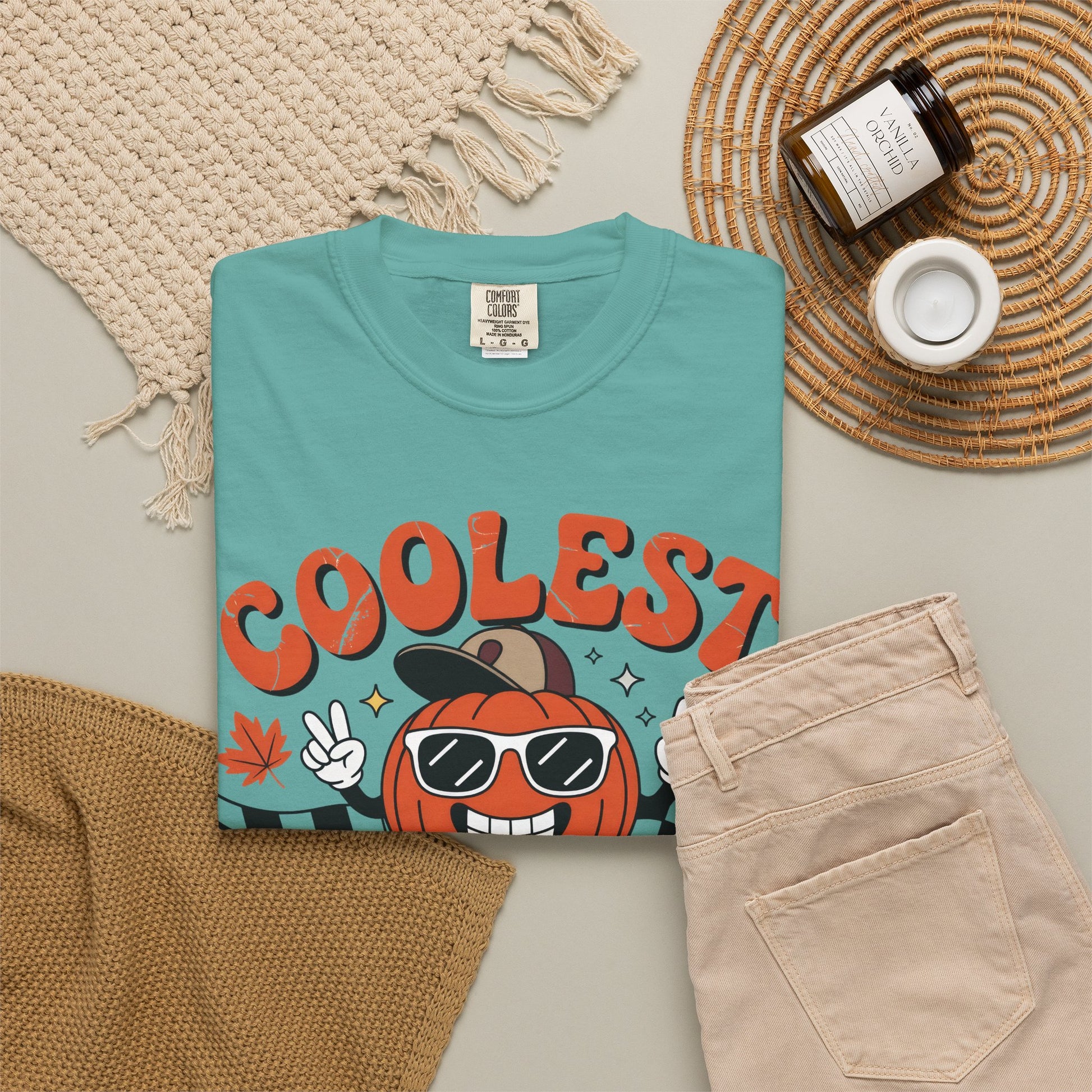 Coolest Pumpkin In The Patch Shirt, Pumpkin Patch Shirt, Halloween Pumpkin Shirt, Cute Autumn Shirt, Comfort Colors 1717